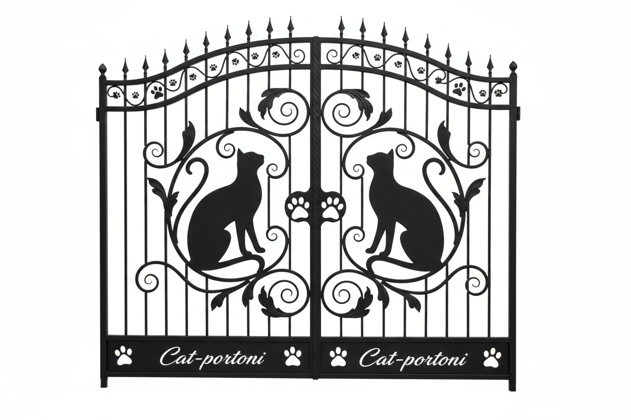 Cat-portoni - Cat Themed Gate